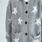 Star-Patterned Knit Cardigan YLS0952