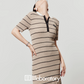 Polo Stripe Knit Dress LLA0506