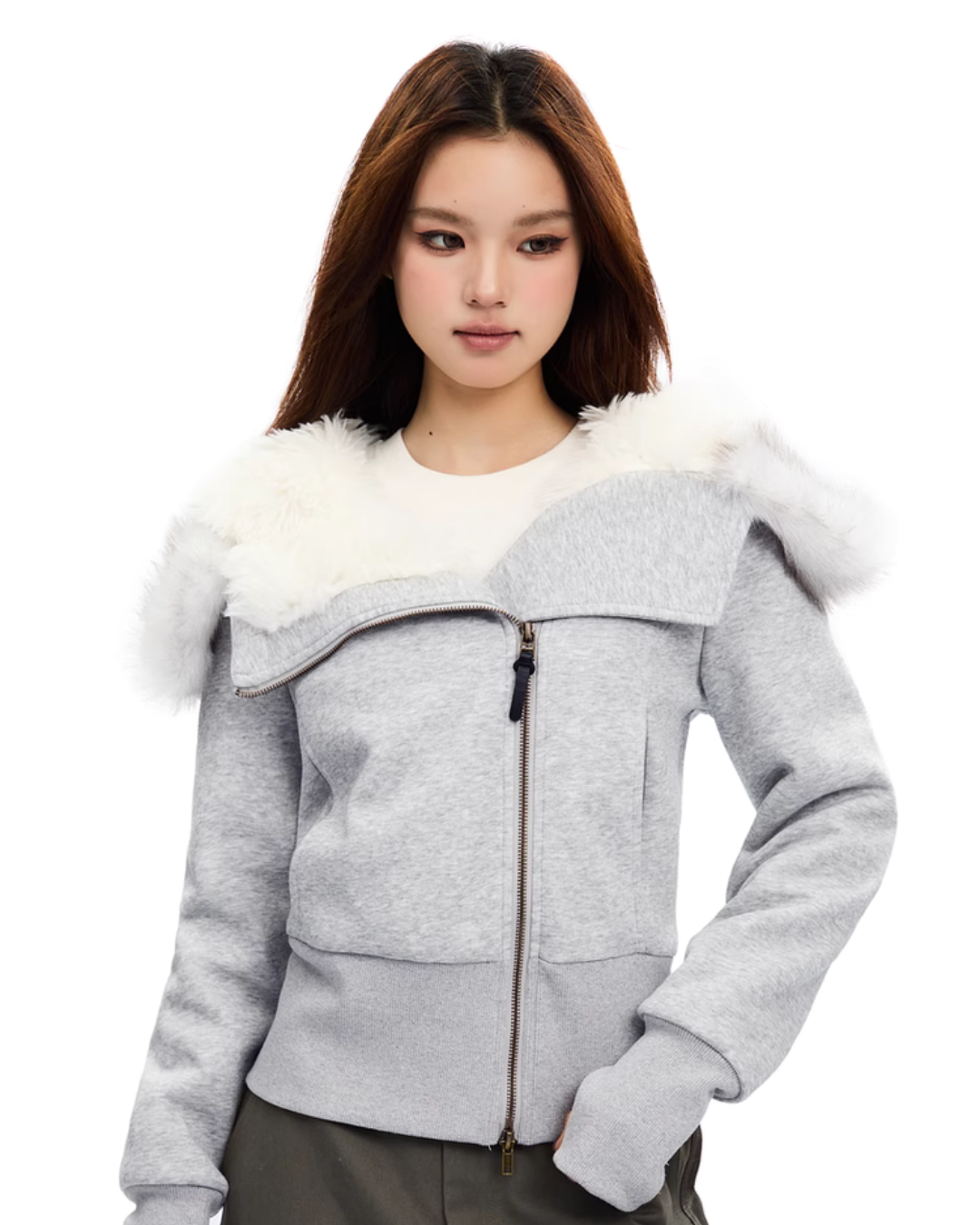 Fur Collar Cotton Jacket APA0036