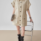 Pocket Mini Shirt Dress FER0094