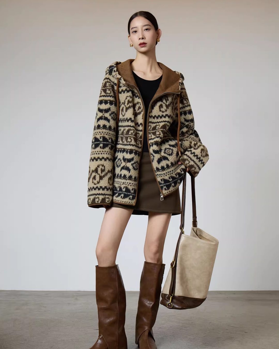 Vintage Nomadic Wool Hoodie SUY0001