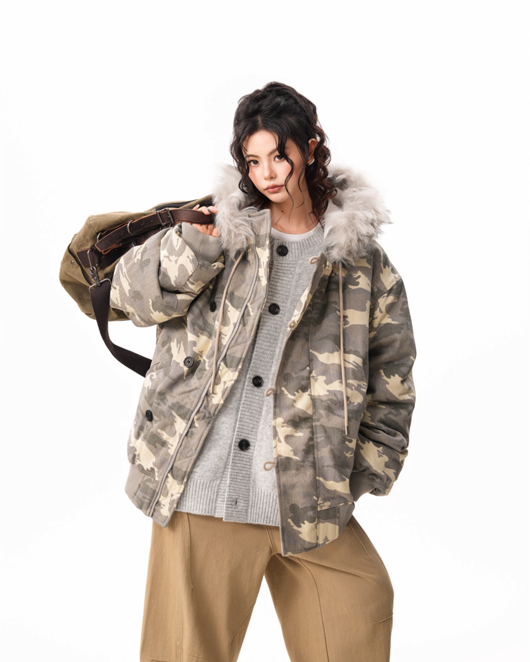 Fur Collar Cotton Jacket BWA0003