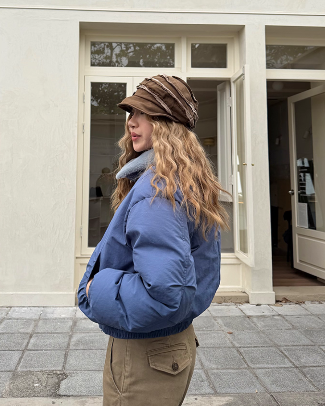 Puffer Collar Short Jacket CYE0090