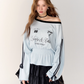 Jersey Element Top / Frill Skirt ASG0004