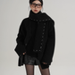 Scarf Mid-Length Wool Coat SRS0383
