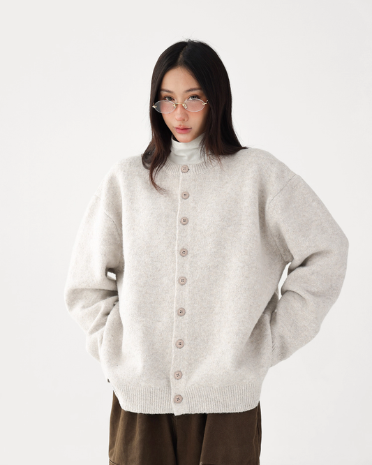 Round-Neck Knit Cardigan ACS0313