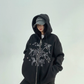Floral Embroidery Hood Jacket YLS0934