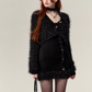 Glitter Short Length Cardigan & Tight Mini Dress VPT0015