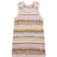 Pastel Multi Border Sleeveless Dress ZZF0325