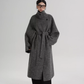 Stand Collar Long Loose Wool Coat SRS0361