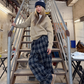 Paid Wide Pants CYE0079
