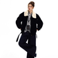 Fur Collar Suede Jacket HGX0047