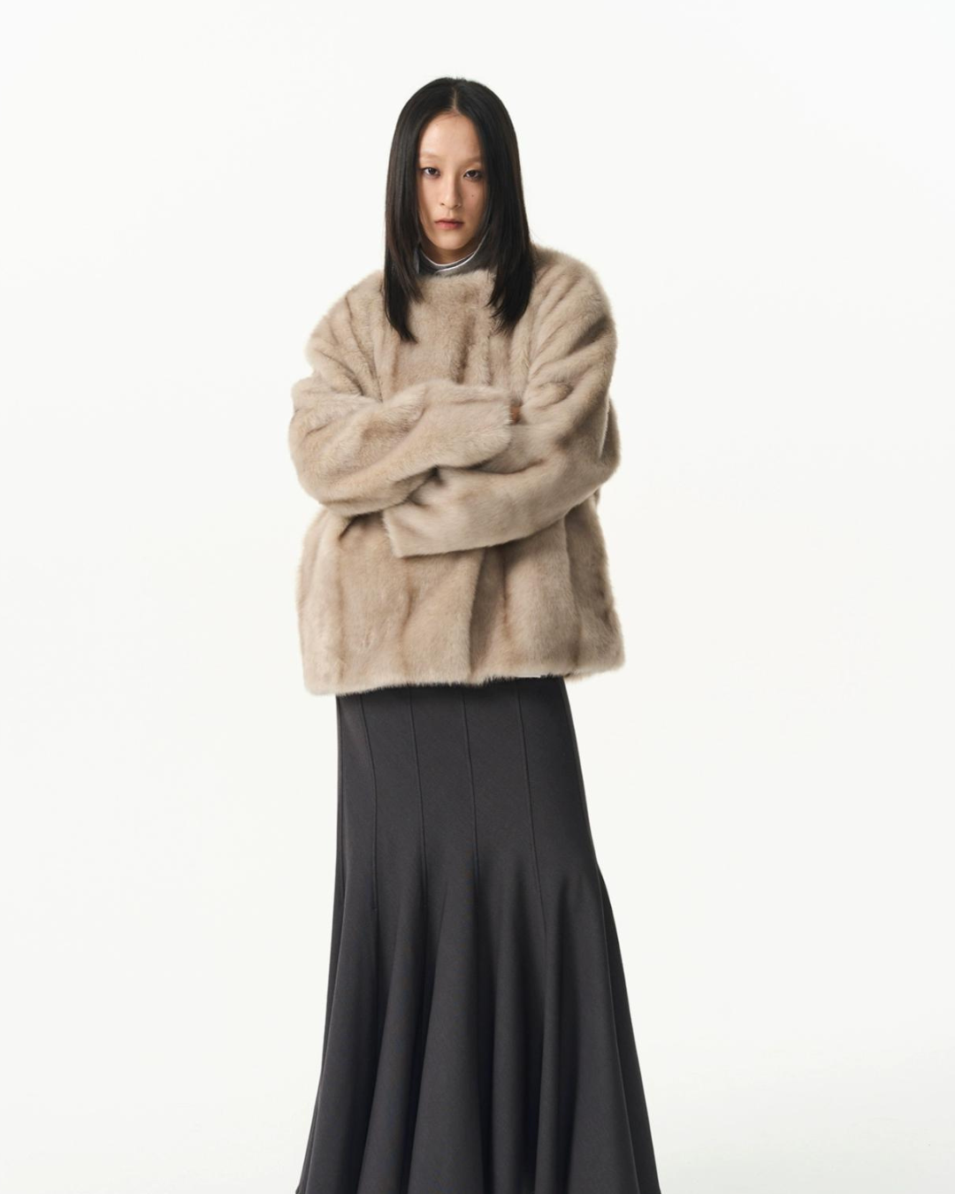 Eco Fur Volume Coat TKC0002