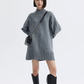 Mock Neck Knit Dress SHN0016