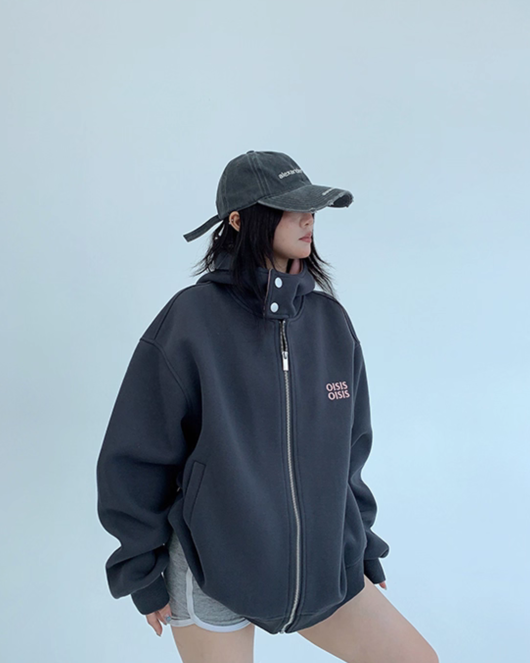 Stand Collar Sweat Jacket YLS0886