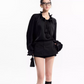 Vintage Lace Two-Piece Shirt / Shirt Skirt TUW0005