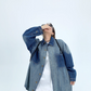 Loose Retro Denim Shirt YLS0061