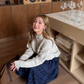 Half-Button Cable Knit CYE0084