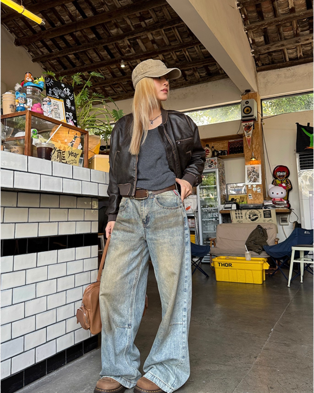 Vintage Loose Wide Denim Pants CYE0013