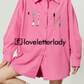 Light Retro Pink Shirt / Shorts LLA0029