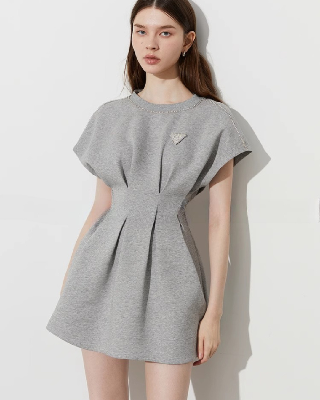 Slim Waist Sweat Dress DPY0001