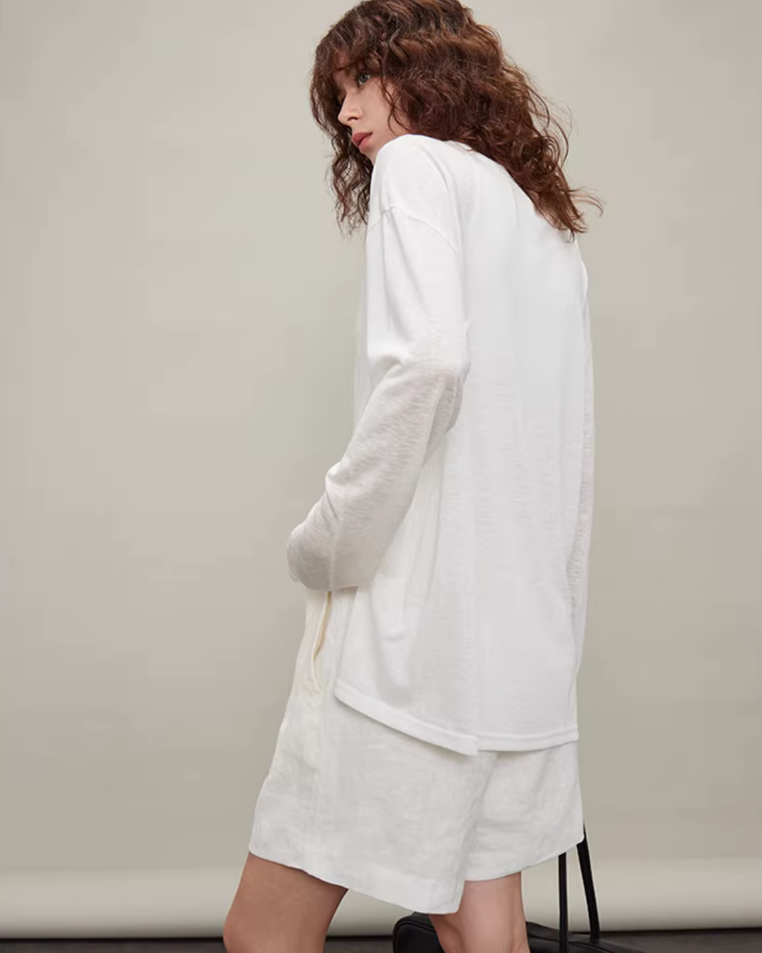 Oversized Batwing Sleeve T-Shirt TEO0002