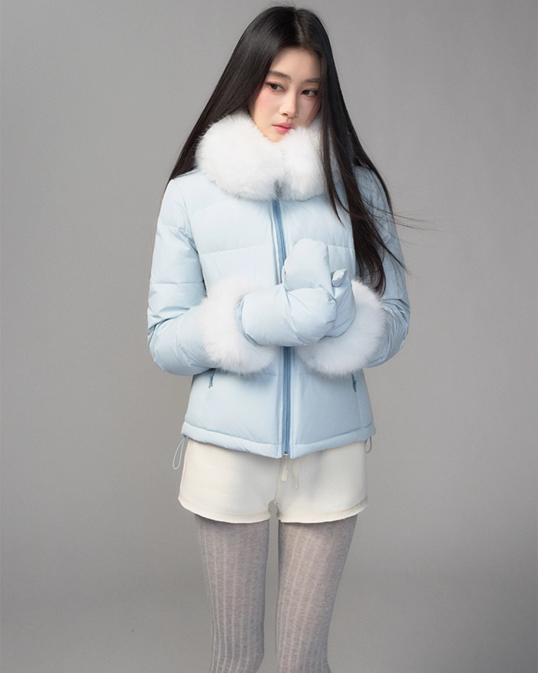 Fur Collar Down Jacket TRK0005