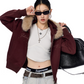 Fur Hood Zip Hoodie ICM0093