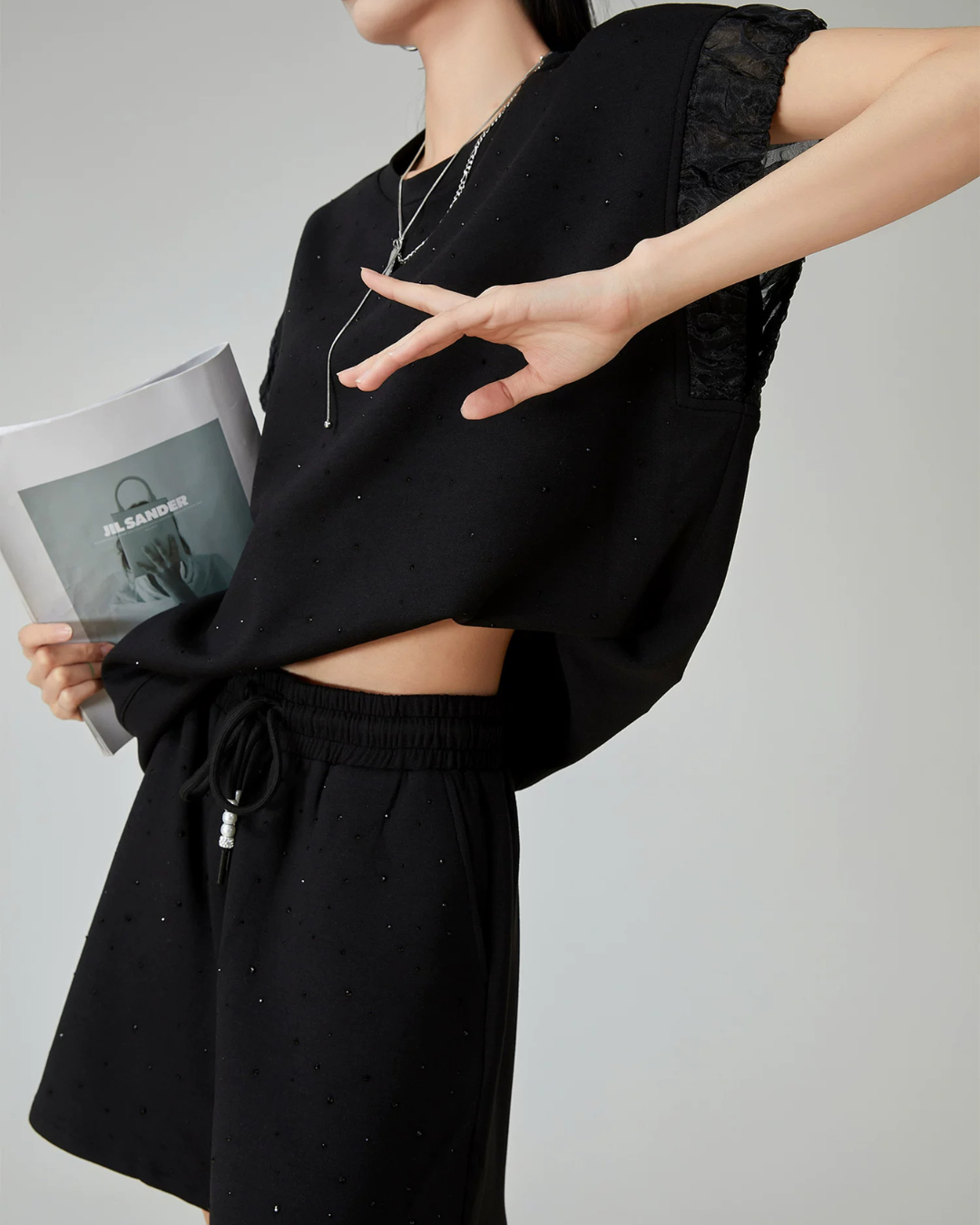 French Sleeve Top / Short Pants FER0241