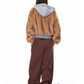 Fur Docking Zip Hoodie BLB0032