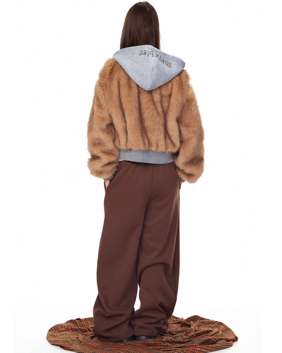 Fur Docking Zip Hoodie BLB0032