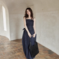 West Ribbon Cotton Dress SMS0003