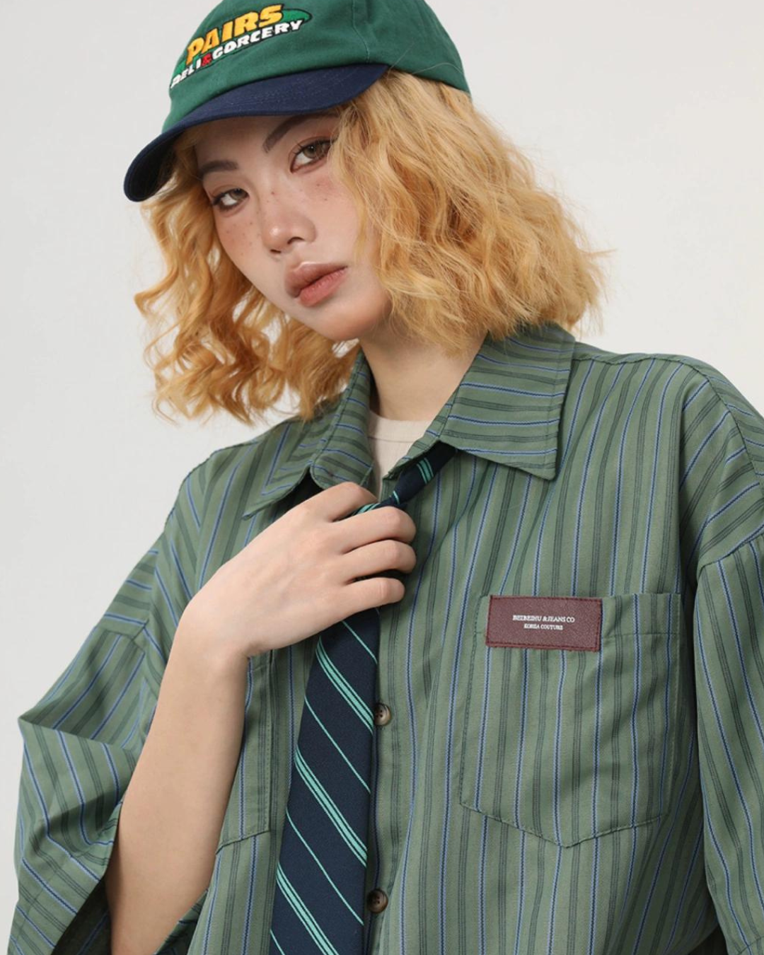 Striped Retro Vintage Shirt FRC0007