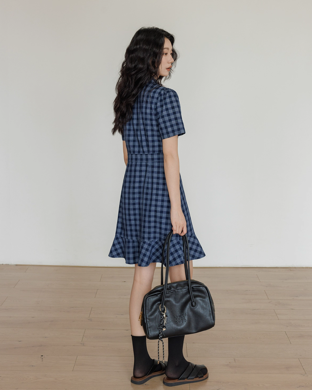 Paid Shirt Dress VAS0114