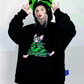 Cat Ear Print Sweatshirt Hoodie PPK0110