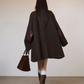 Patchwork Lapel Wool Coat  SUY0021