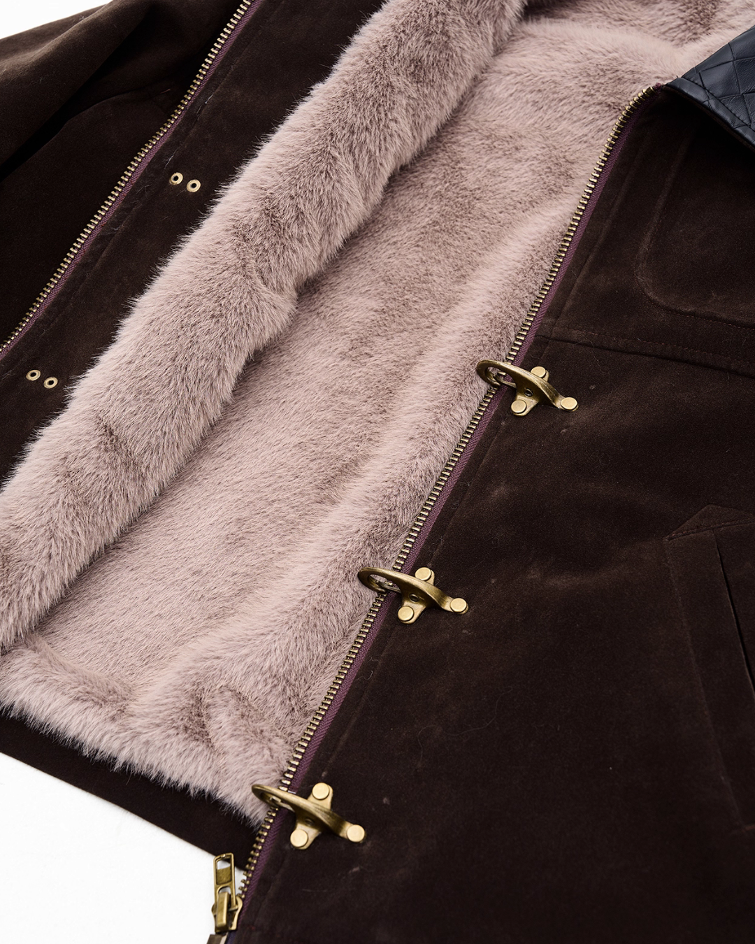 Vintage Buckle Leather Jacket MAD0016