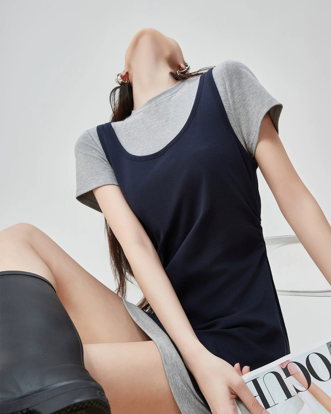 T-shirt Docking Camisole Dress FER0223