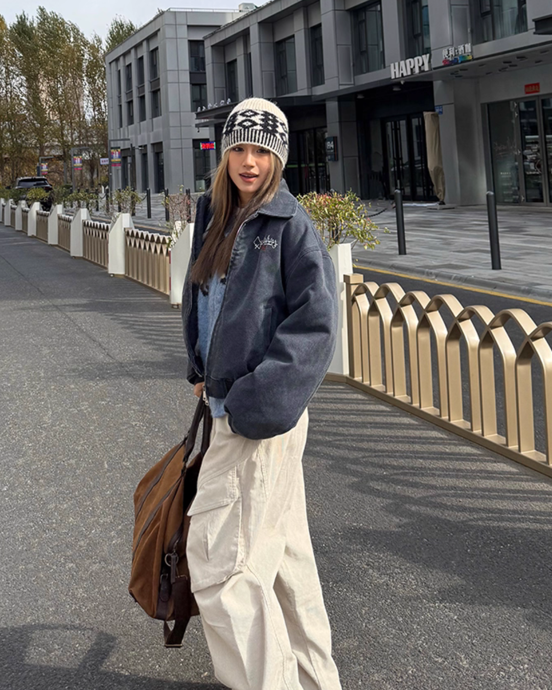Fur Collar Fleece Work Jacket CYE0058