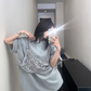 Race Bustier Layered Style T-shirt YLS0877