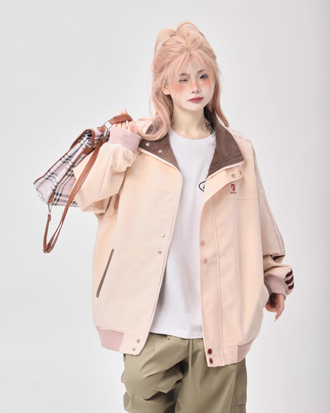 Retro Stand Collar Jacket ANS0003