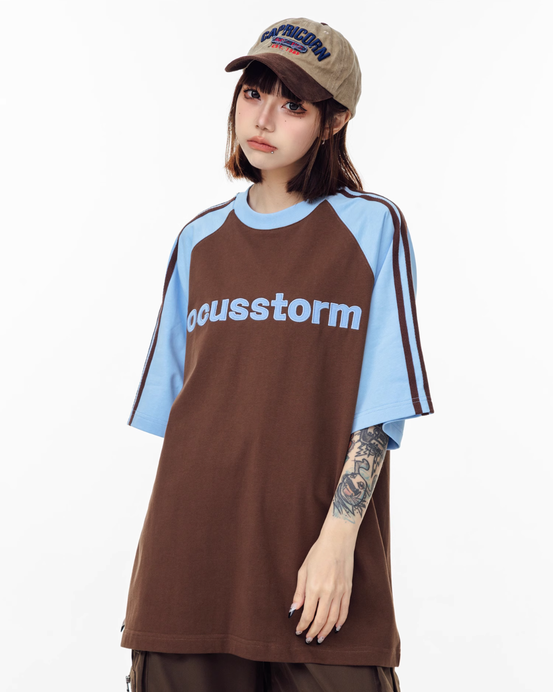 Logo Raglan Sleeve T-Shirt AXN0004