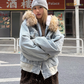 Fur Hood Denim Blouson CYE0072