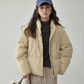 Stand Collar Short Down Jacket AMU0048