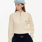 Half Zip Cable Knit MDB0010