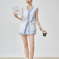 Thin Stripe Sleeveless Top / Shorts FER0293