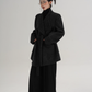 Waist Belt Wool Coat SRS0389