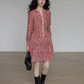 V-Neck Floral Dress VAS0193