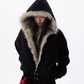 Fur Hooded Zip Jacket HGX0022