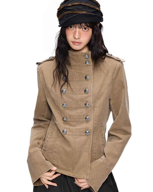 Napoleon Washed Vintage Denim Jacket EZK0110